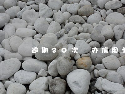 逾期20次 办信用卡吗 逾期20次 办信用卡吗